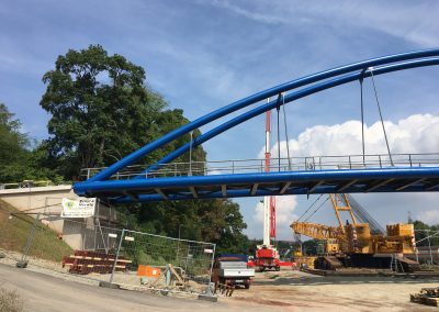 Rad u. Fußgängerbrücke in Heiligenstadt
